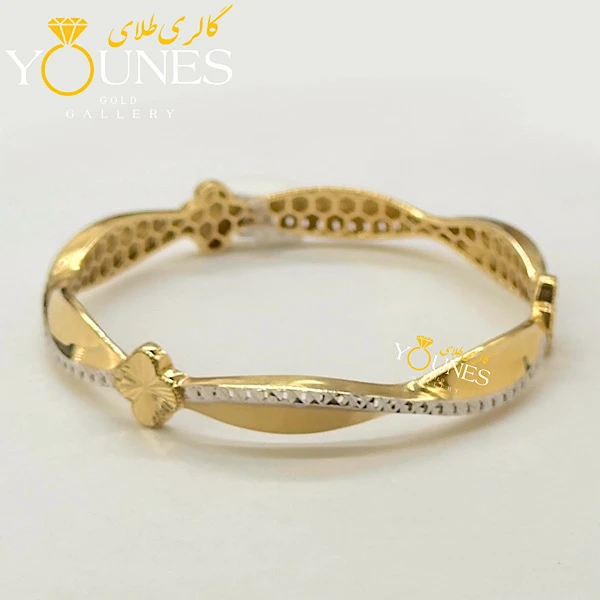 النگو طلا ونکلیف تراش دار